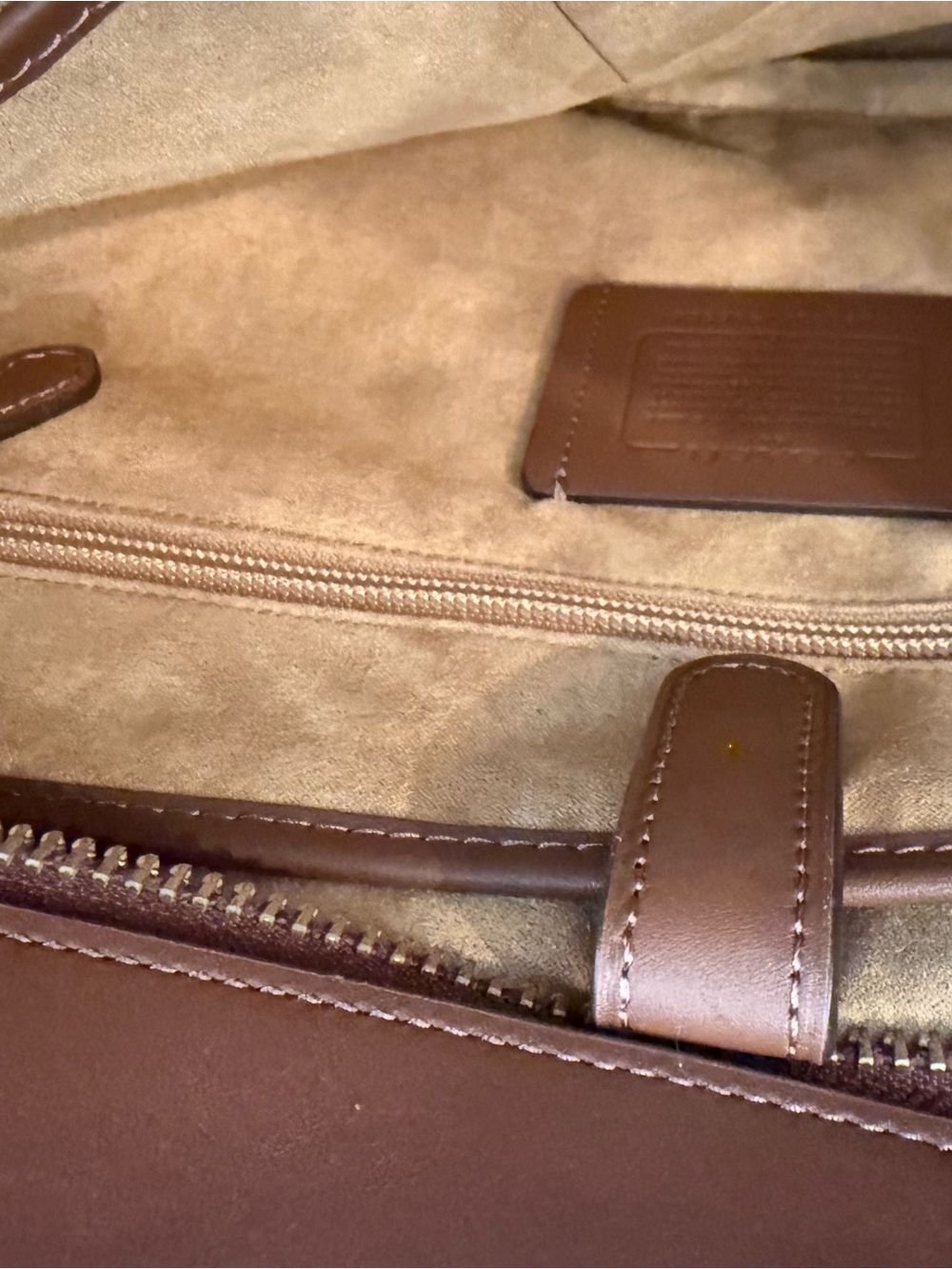 Coach Metropolitan Carryall, men's tote, tan glove leather, nearly new - Picture 5 of 13